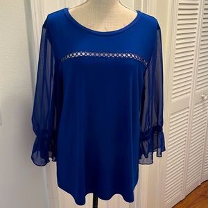 Adele & May chiffon sleeve blouse